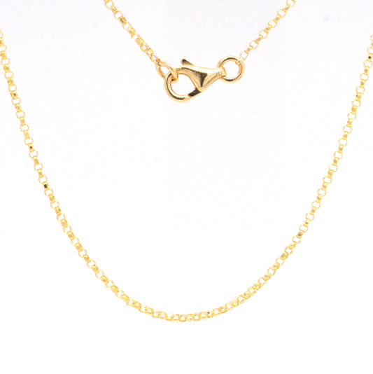 14K Yellow Gold Rolo Chain
