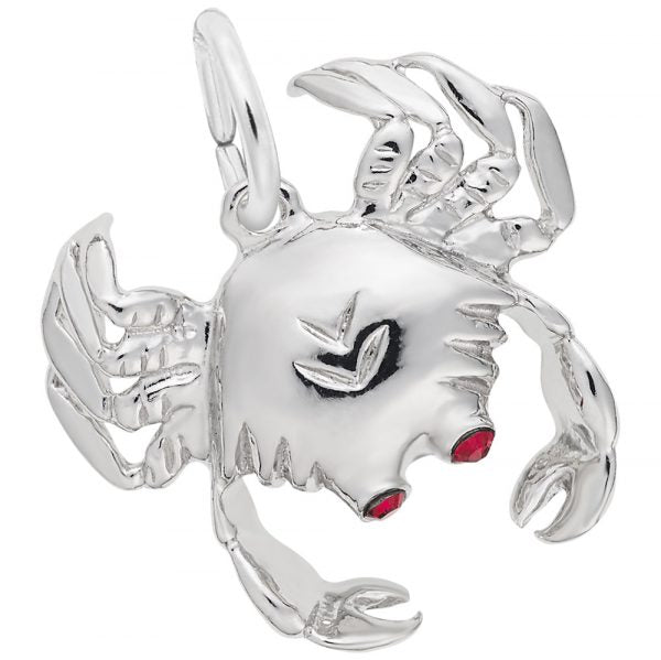 Crab Sterling Silver Charm
