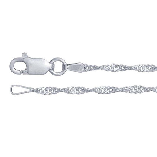 Sterling Silver Singapore Chain