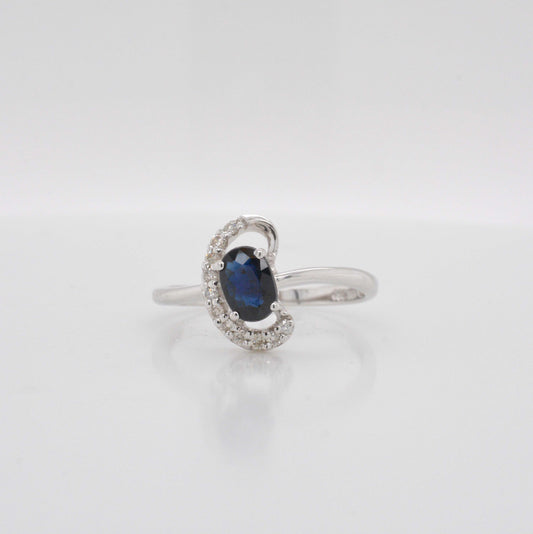 Diamond and Sapphire Ring