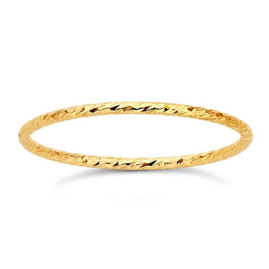 14/20 Yellow Gold-Filled Sparkle Wire Stackable Ring