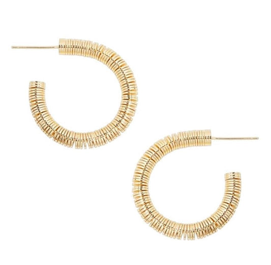 Margot Medium Hoop Earrings