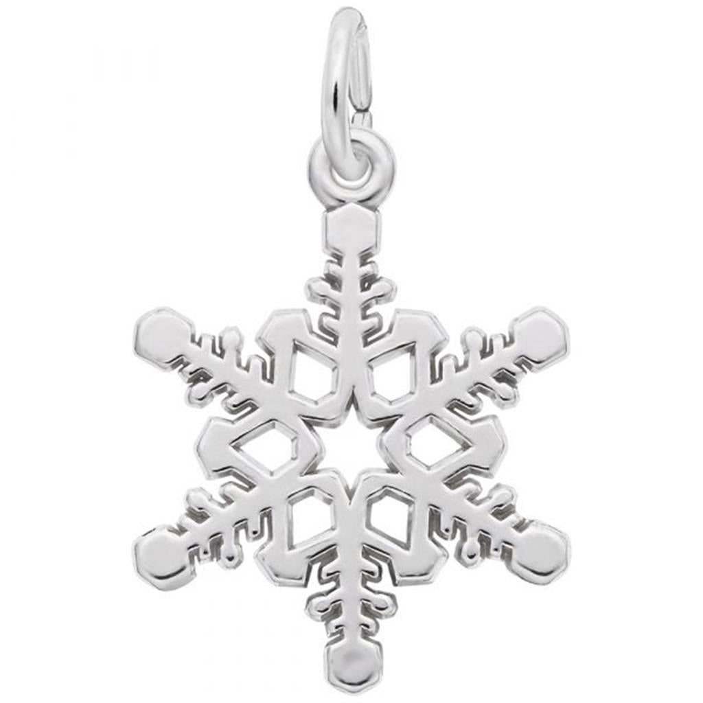 Sterling Silver Large Snowflake Charm