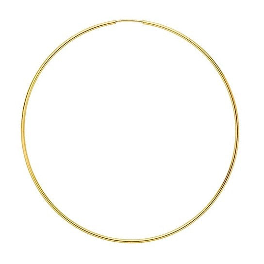 14/20 Yellow Gold-Filled Endless Hoop Earring