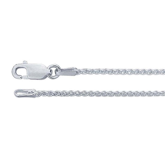 Sterling Silver Wheat Chain