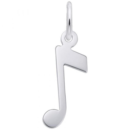 Sterling Silver Musical Note Charm