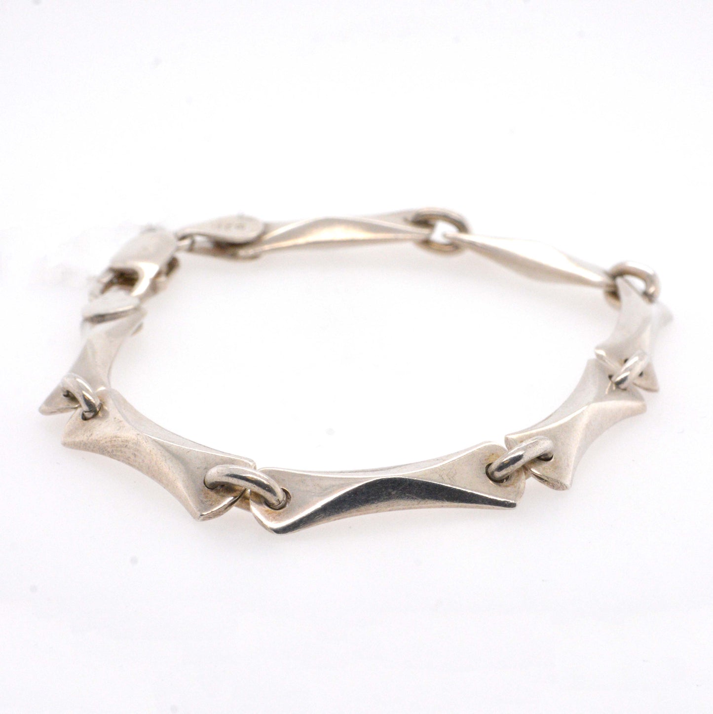 Geometric Fancy Link Bracelet
