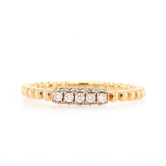 14K Yellow Gold Diamond Ring