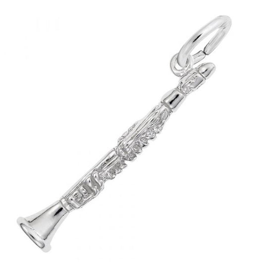 Clarinet Sterling Silver Charm