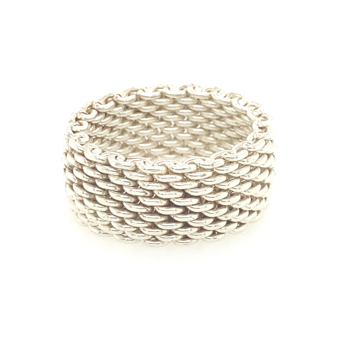 Mesh Somerset Tiffany & Co Sterling Silver Ring
