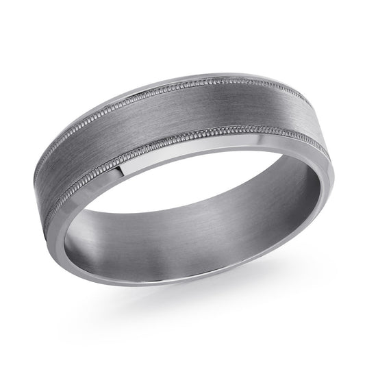 Grey Tantalum Men's Ring