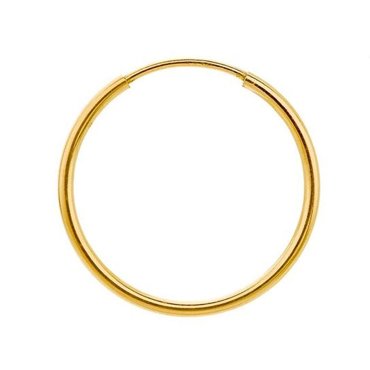 14/20 Yellow Gold-Filled Endless Hoop Earring
