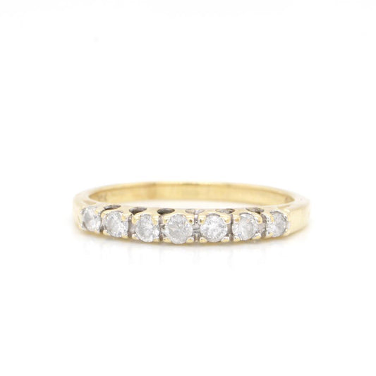 10K Yellow Gold Diamond Band