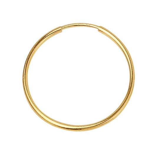 14/20 Yellow Gold-Filled 1.3 x 24mm Endless Hoop Earring