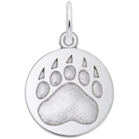 Bear Paw Print Charm