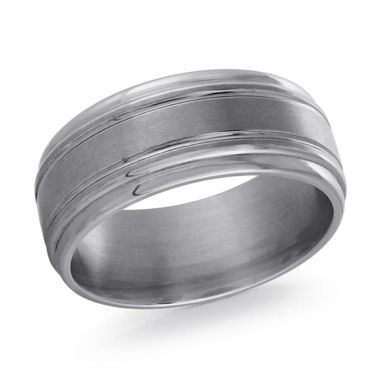 Grey Tantalum Men's Ring