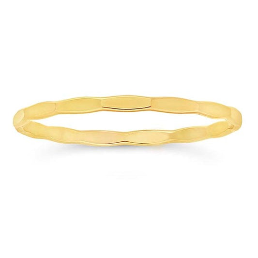 14/20 Gold Fill Faceted Stackable Ring